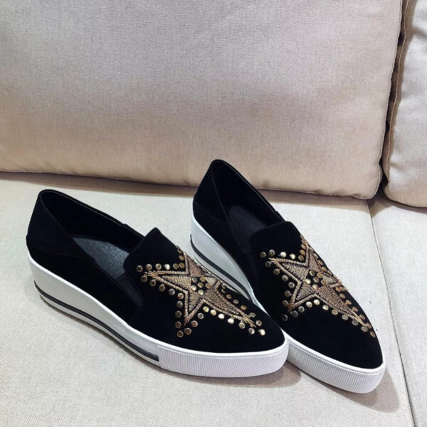 Black Studded Loafer