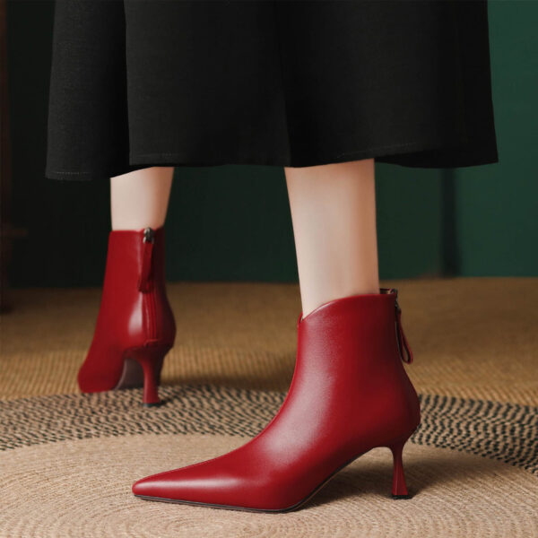 Lala Red Boots - 6.5cm - Image 2