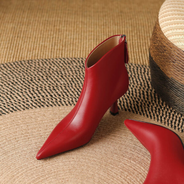 Lala Red Boots - 6.5cm - Image 3